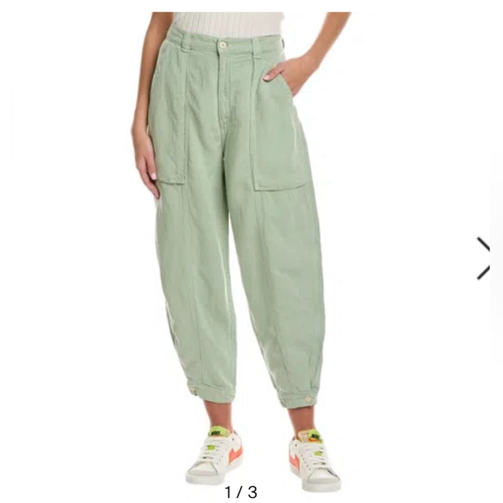 MOTHER The Patch Pocket Chute Flood in Cameo Green